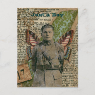 Bara en pojke vykort