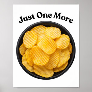 Bara en potatis till Chip - kan inte stå emot Poster
