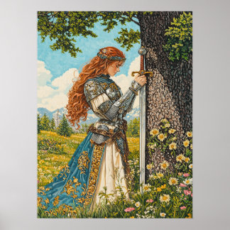 Bara en prinsessa och hennes Sword Poster