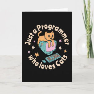 Bara en programmerare som kärlek katter kort