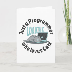 Bara en programmerare som kärlek katter kort