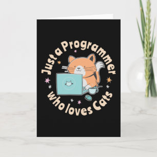 Bara en programmerare som kärlek katter kort