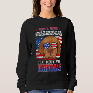 Bara en proud dogue de Bordeaux Pappa Merica Hund T Shirt