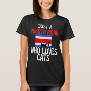 Bara en Puerto Rican som Kärlek äter för Puer. T Shirt