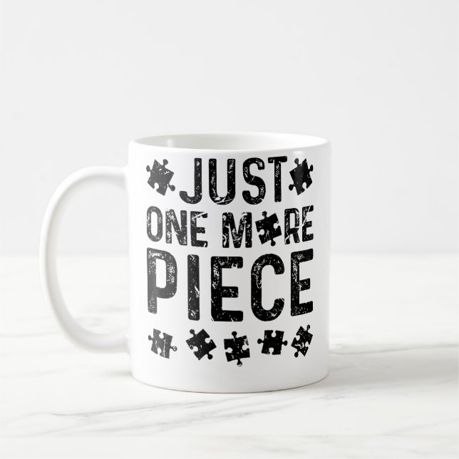Bara En Pusselbit Till Kaffemugg (Vänster)