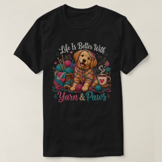 Bara En Rad Mer Stickande Katt – Mysig Garn & Hand T Shirt