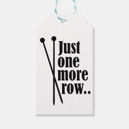 Bara en rad till - presentetikett