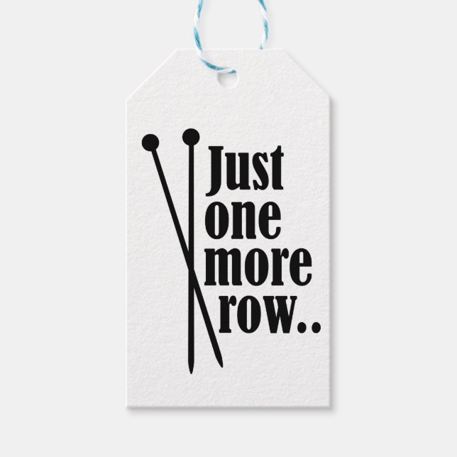 Bara en rad till - presentetikett (Framsidan)