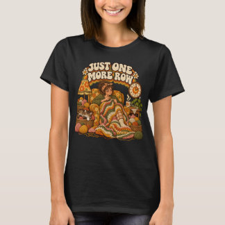 Bara En Rad Till Rolig Virkad Älskare Retro T-Shir T Shirt