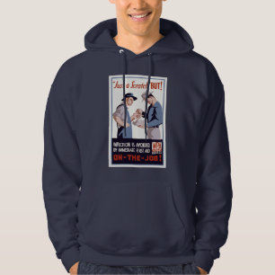 "Bara en repa" Affisch för första hjälpen Hoodie