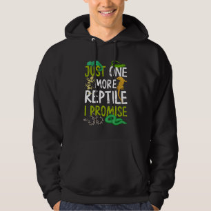 Bara en reptil till, jag lovar Snake Lizard Gecko Hoodie