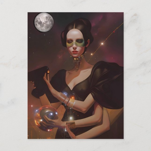 Bara en ritpunkt för den större berättarrösten vykort (Framsida)