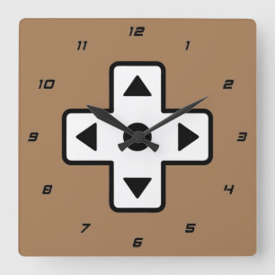 Bara en Roligt gammal spelledare Fyrkantig Klocka