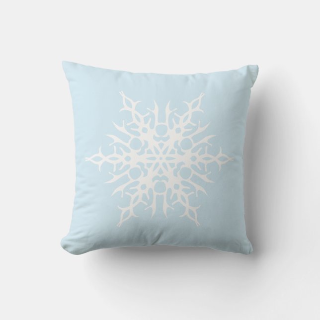 Bara en Roligt Snö-flagga Kudde (Framsida)