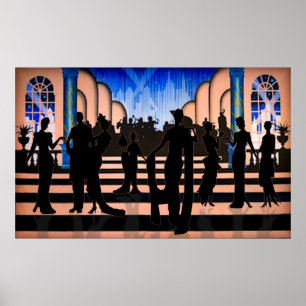 Bara en röra av 1920-talets Glamor Poster