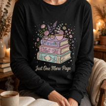 Bara en sida till Blommig Bok Läsdesign
