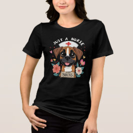 BARA EN SJUKSKÖTERSKA SOM ÄLSKAR BOXARE T SHIRT