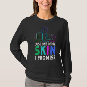 Bara en skin till jag lovar citat för en dator t shirt