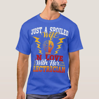 Bara en skrapad fru i Kärlek med hennes elproducen T Shirt