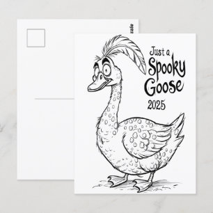Bara en snackoky Goose   Funny Halloween 2025 & Hu Vykort