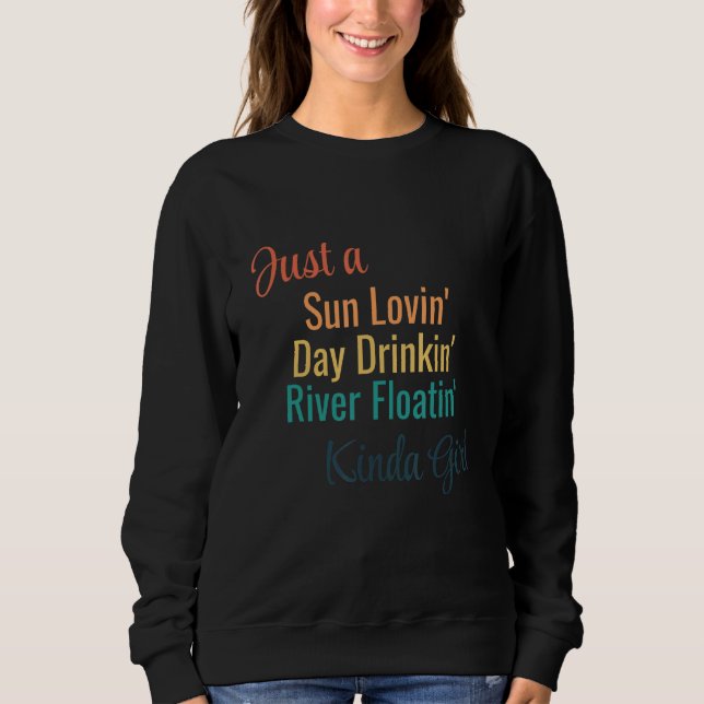 Bara en Sol Lovin-dag drinkin-flodens flotta. T Shirt (Framsida)
