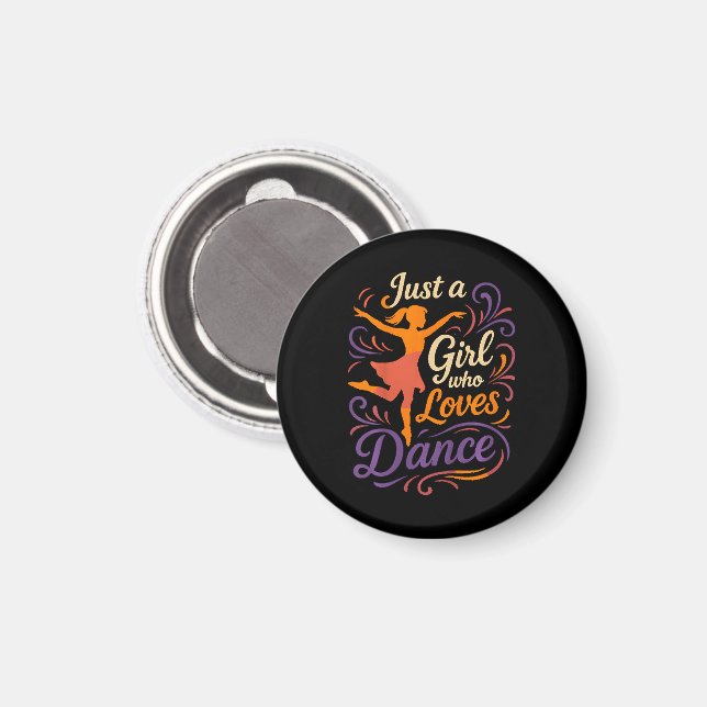 Bara en som älskar att dansa Dansar Magnet (Front/Back)