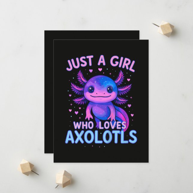 Bara en som älskar Axolotls Meddelande (Fram/Back In Situ)