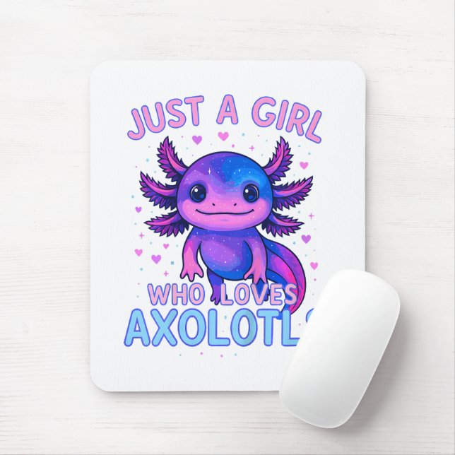 Bara en som älskar Axolotls Musmatta (Med mus)