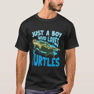 Bara en som i Kärlek sjösköldpaddor Oceanen T Shirt