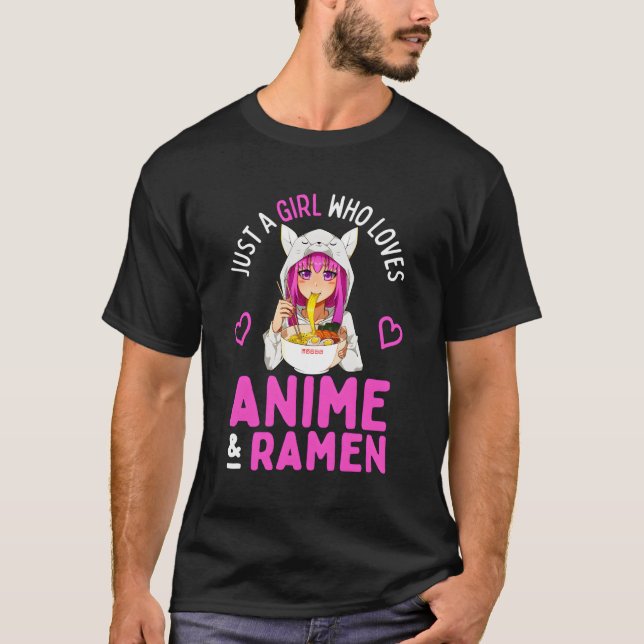 Bara en som Kärlek Anime och Ra Bowl japanska T Shirt (Framsida)