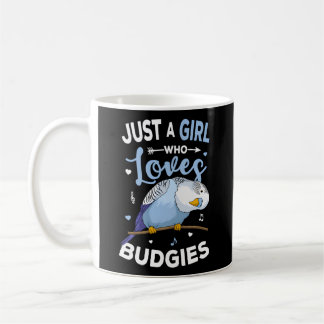 Bara en som Kärlek Budgies Blue Parakeet Budgeriga Kaffemugg