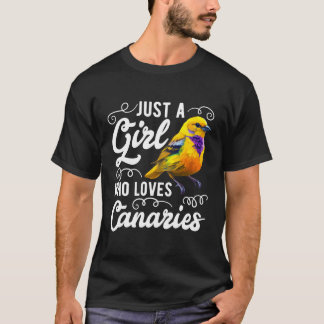 Bara en som Kärlek Canaries sjunger fåglar T Shirt