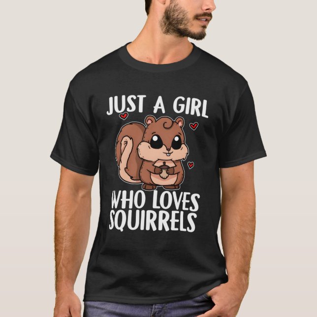 Bara en som Kärlek-ekorre T Shirt (Framsida)
