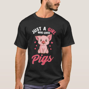 Bara en som Kärlek Grisar Hog Farmer T Shirt