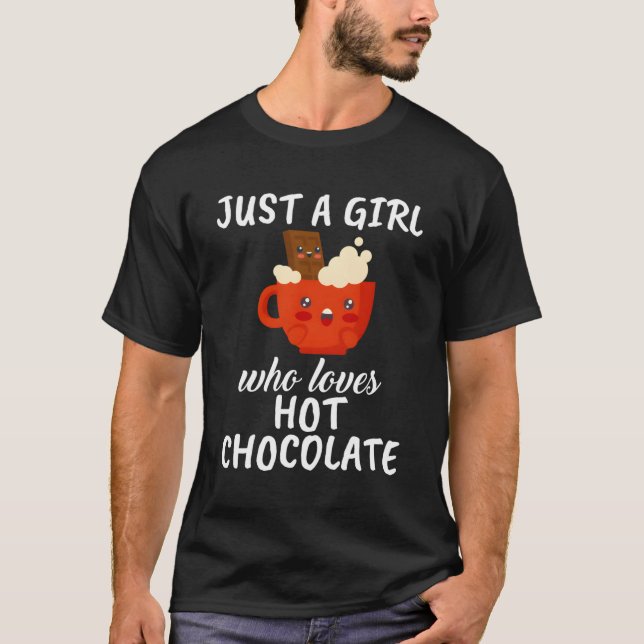 Bara en som Kärlek Hett Chocolate Hett Chocolate T Shirt (Framsida)