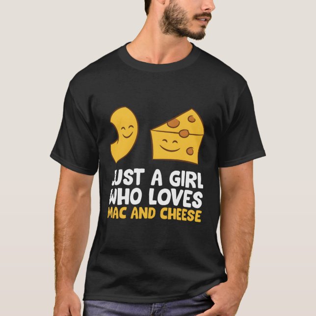 Bara en som Kärlek Mac och Cheese Kärlek Macaroni  T Shirt (Framsida)