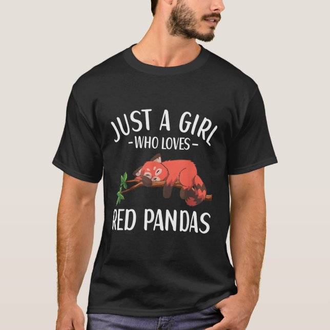 Bara en som Kärlek Red Pandas Red Panda T Shirt (Framsida)