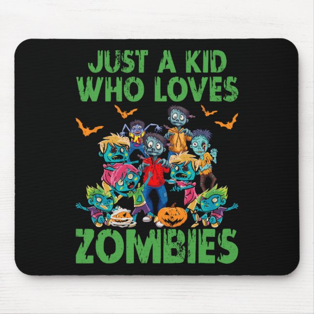 Bara en som Kärlek Zombies Halloween Zombie Enth Musmatta (Framsidan)