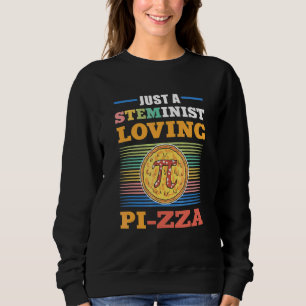 Bara En Steminist Som Älskar Pi Zza Steminist Vete T Shirt