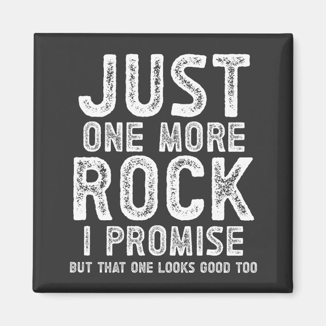 Bara en Sten till lovar jag geolog Magnet (Framsidan)