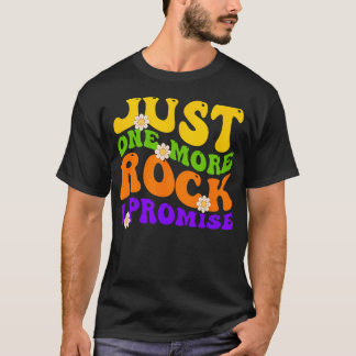 Bara en sten till, vi lovar Retro Groovy Geolog T Shirt