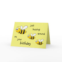 Bara en stöt runt tecknad bin