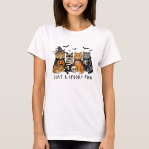 Bara en taloky Tass Halloween Cats T-Shirt