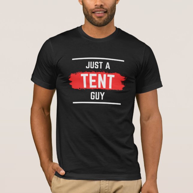 "Bara en TÄLT Guy-typografi", Bröllop,Lusnyj T Shirt (Framsida)