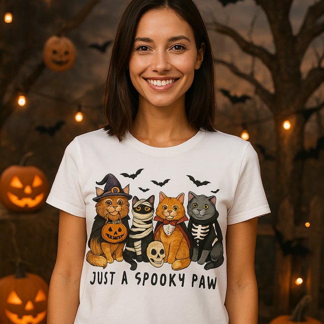 Bara en Tass Halloween-katter T Shirt (Skapare uppladdad)
