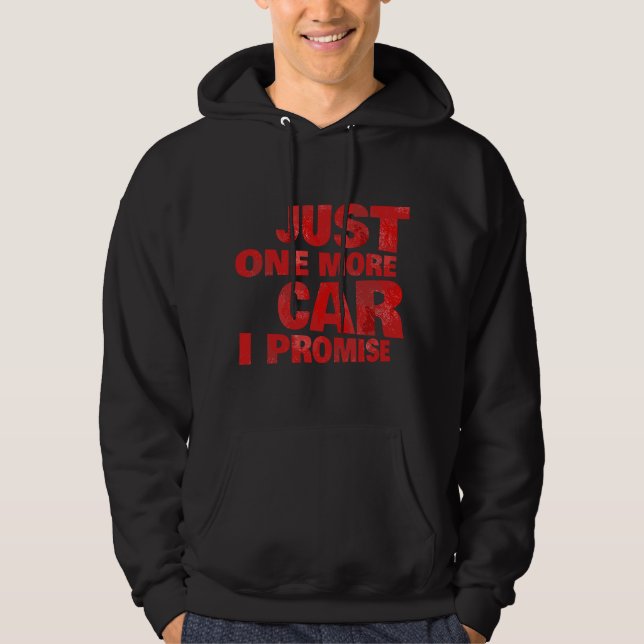 bara en till bil jag lovar hoodie (Framsida)