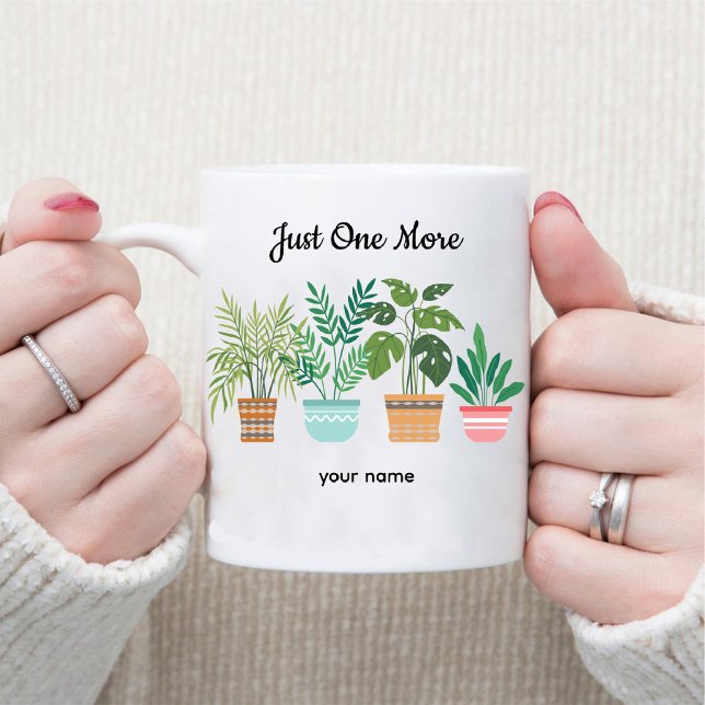 Bara en till/fabrik och  Älskare Kaffemugg (Just One More / Plant & gardening Lovers Coffee Mug)