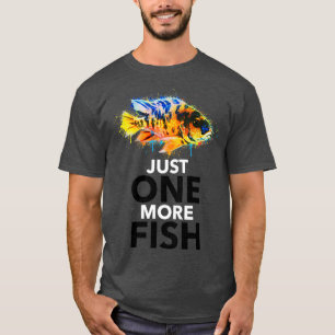 Bara en till fiskfärgspenseldesign t shirt