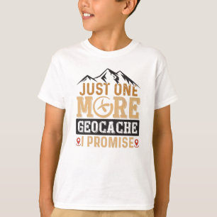 Bara en till geokache jag lovar - avstånd t shirt