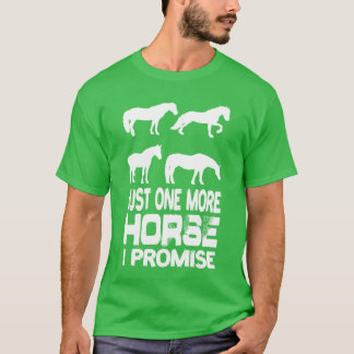 Bara en till häst i ProMise Horse Riding Sports T Shirt